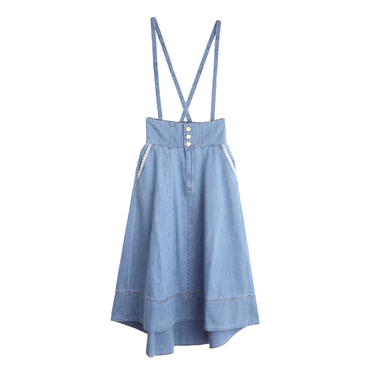 サス付イレヘムデニムSK[品番：IGAW0000490]｜axes femme