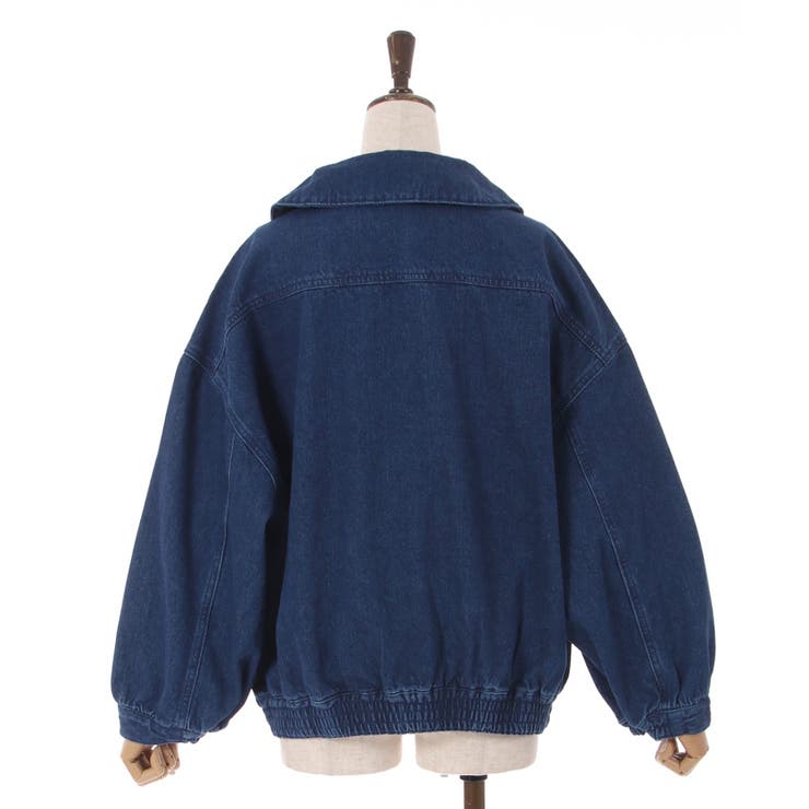 オーバーシルエットデニムJK[品番：IGAW0003438]｜axes femme