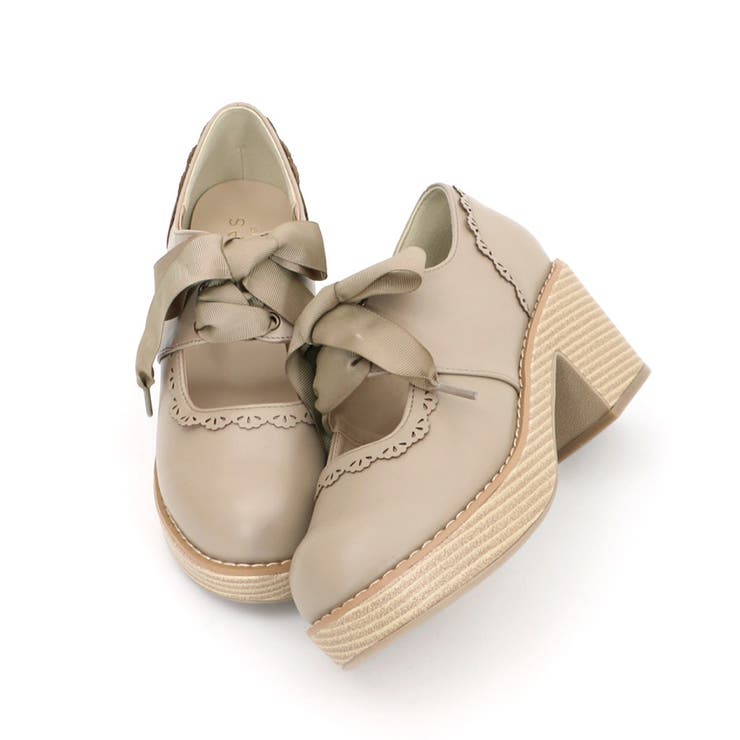 レースアップパンプス[品番：IGAW0001478]｜axes femme