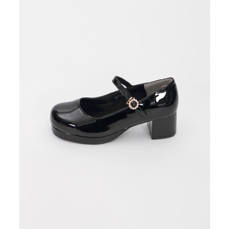 パールバックルおでこパンプス[品番：IGAW0002066]｜axes femme