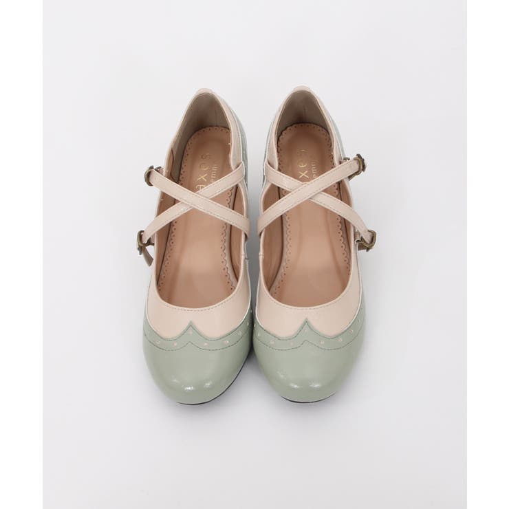 クロスストラップパンプス[品番：IGAW0003095]｜axes femme