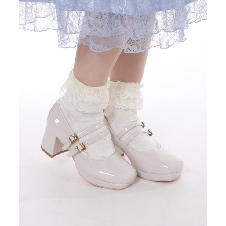 ダブルストラップパンプス[品番：IGAW0003822]｜axes femme