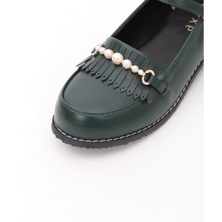 パールビット付ローファー[品番：IGAW0003884]｜axes femme