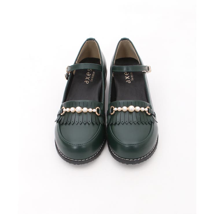 パールビット付ローファー[品番：IGAW0003884]｜axes femme