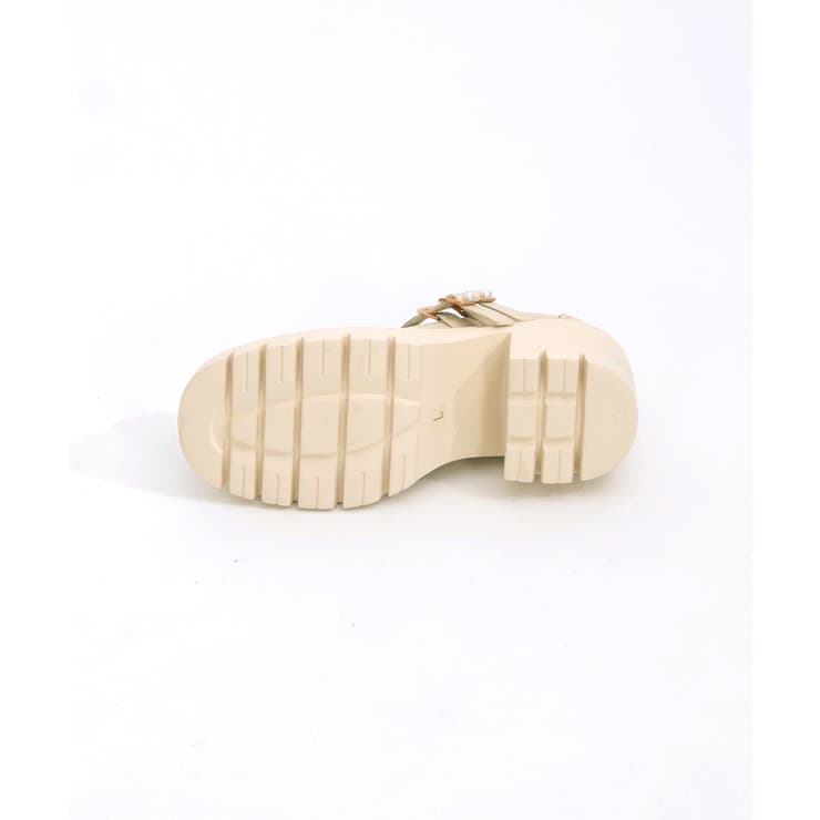 2連ストラップ厚底シューズ[品番：IGAW0004763]｜axes femme