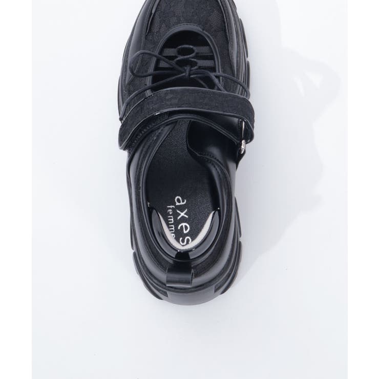 レース使いオープンスニーカー | axes femme | 詳細画像14 