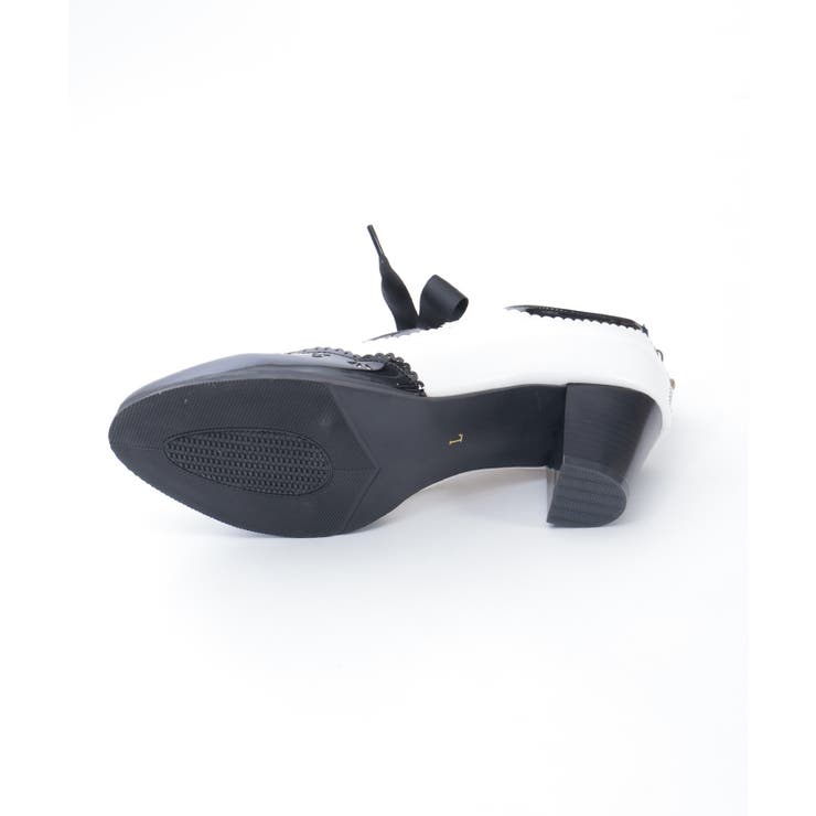 配色カット甲あきパンプス | axes femme | 詳細画像11 