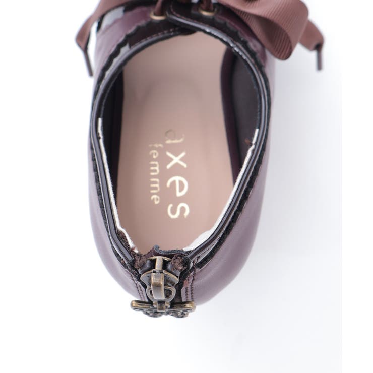 配色カット甲あきパンプス | axes femme | 詳細画像19 