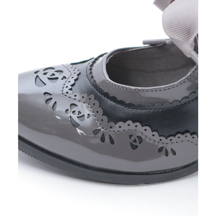 配色カット甲あきパンプス | axes femme | 詳細画像26 