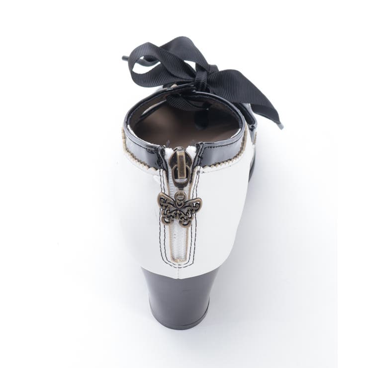 配色カット甲あきパンプス | axes femme | 詳細画像6 