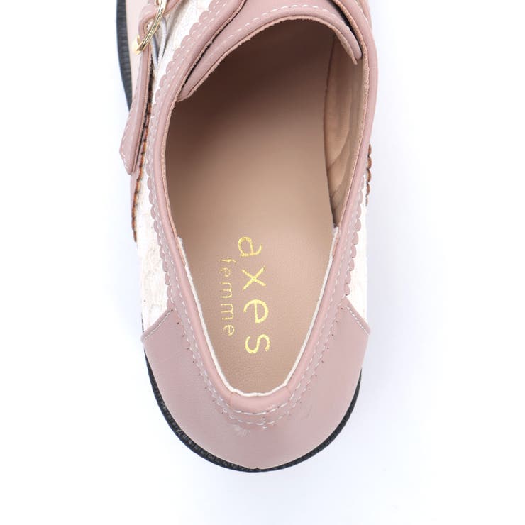 配色リボン×レースシューズ | axes femme | 詳細画像12 