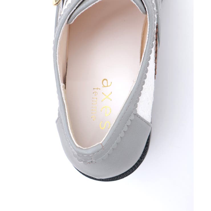 配色リボン×レースシューズ | axes femme | 詳細画像20 