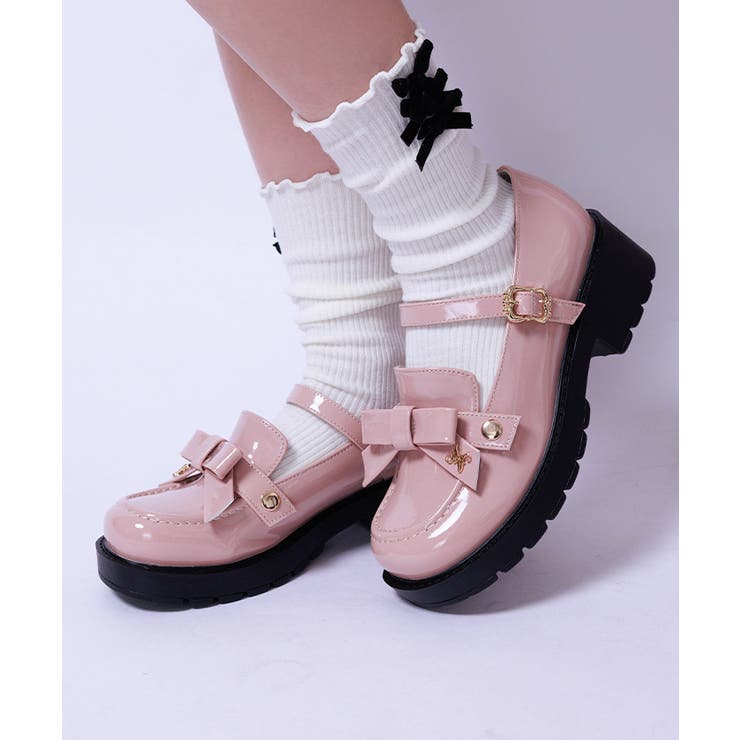 ピンク | ２ＷＡＹフロントローファー | axes femme