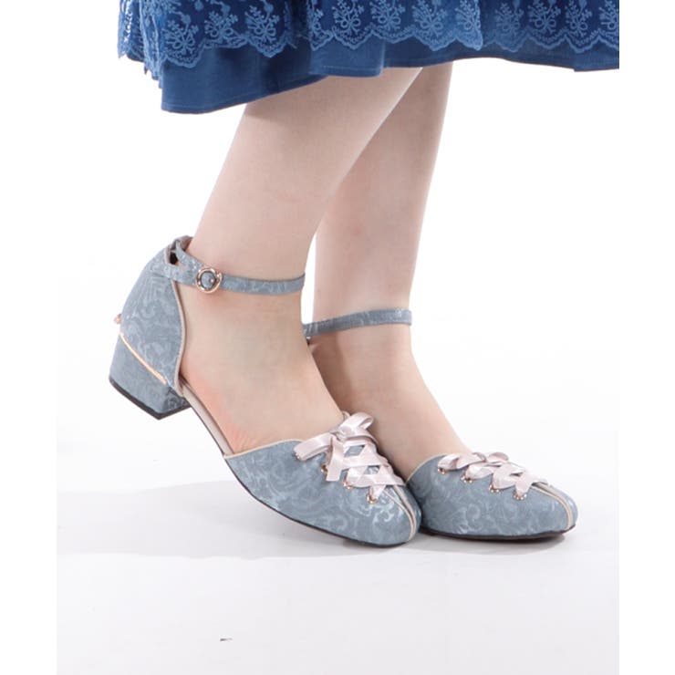 ジャガードセパレートパンプス[品番：IGAW0001571]｜axes femme