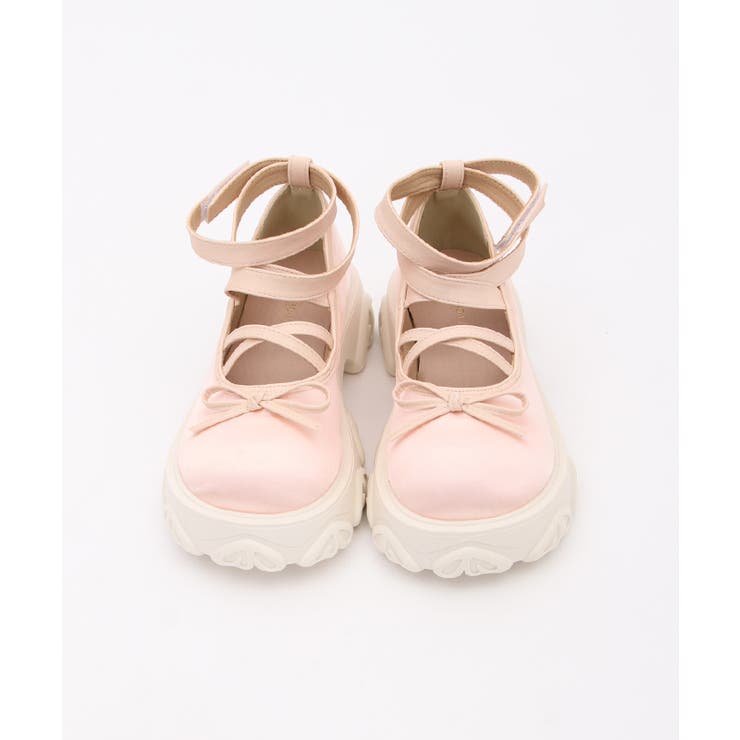 ピンク バレエシューズ クロスストラップ Amazon | バレエシューズ 布バレエシューズ 22～26cm