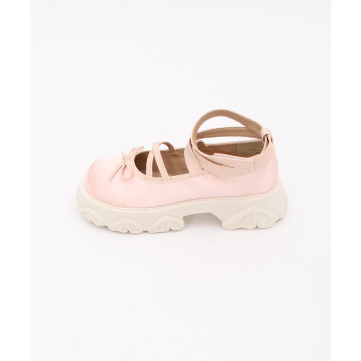 axes femme POETIQUE サテンバレエシューズ ピンク Amazon | (アクシーズファムポエティック) axes femme POETIQUE