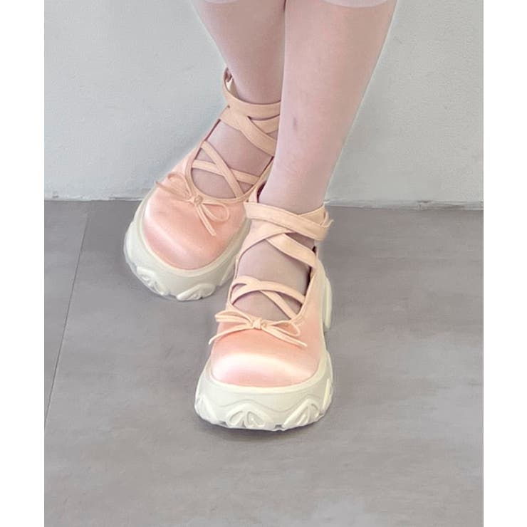 axes femme POETIQUE サテンバレエシューズ ピンク Amazon | (アクシーズファムポエティック) axes femme POETIQUE