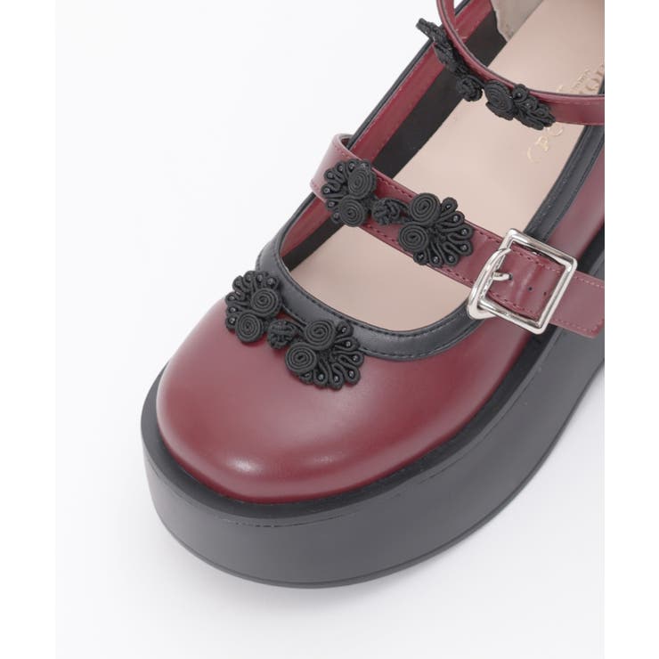 axes femme チャイナ釦厚底シューズ チャイナ釦厚底シューズ | outlet | axes femme online shop