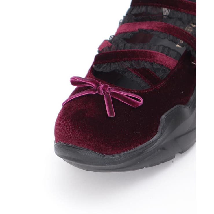 ベロアバレエスニーカー[品番：IGAW0005374]｜axes femme（アクシーズ