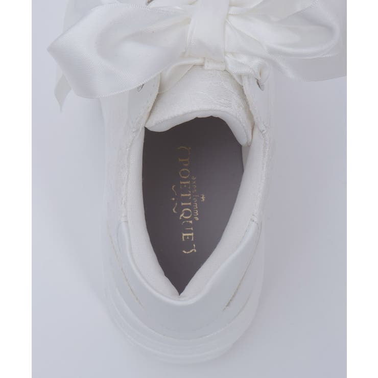 リボン使いスニーカーサンダル | outlet | axes femme online shop