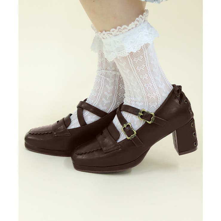 バックレースアップローファー | axes femme | 詳細画像1 