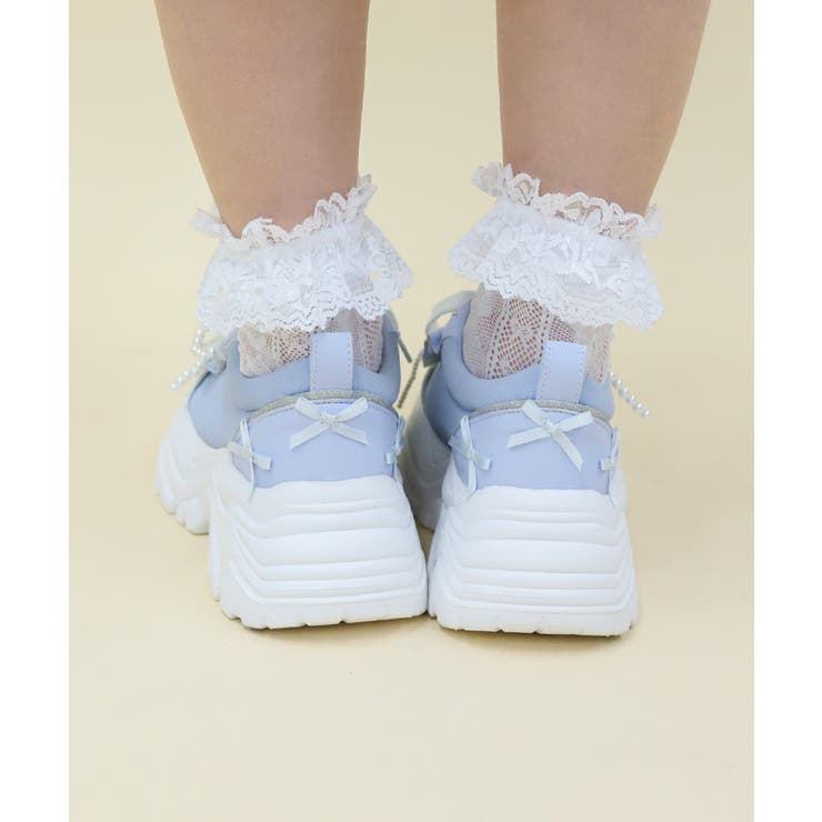 パールチャーム付きスニーカー | axes femme | 詳細画像5 