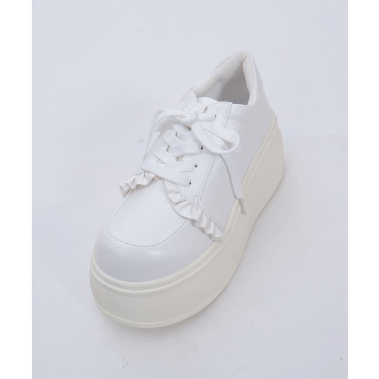 リボン付き合皮厚底スニーカー | axes femme | 詳細画像13 