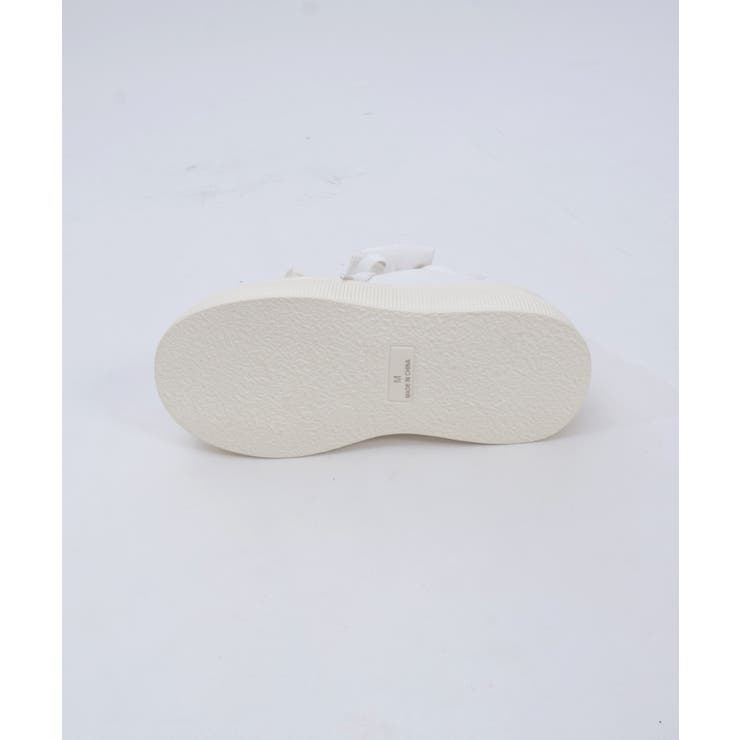 リボン付き合皮厚底スニーカー | axes femme | 詳細画像16 