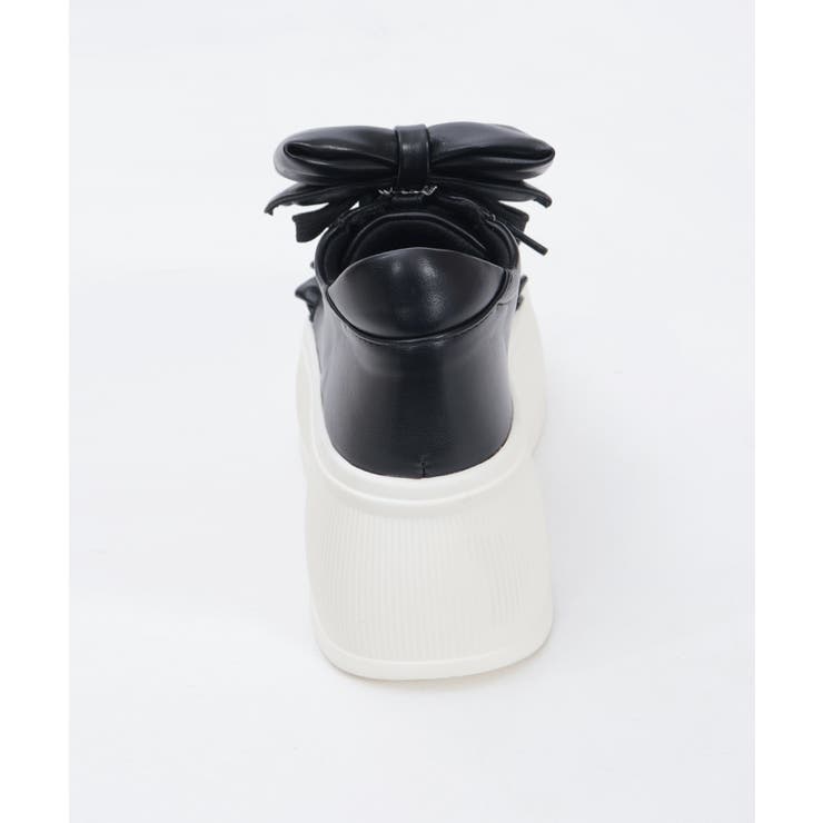 リボン付き合皮厚底スニーカー | axes femme | 詳細画像21 