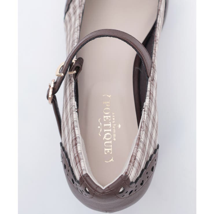 柄切替カッティングパンプス | axes femme | 詳細画像17 