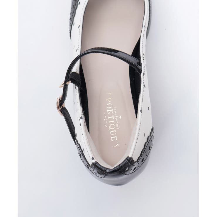 柄切替カッティングパンプス | axes femme | 詳細画像8 