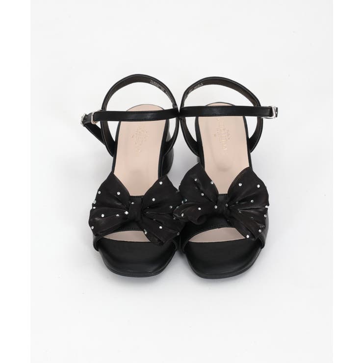 ビジューリボンサンダル[品番：IGAW0004920]｜axes femme