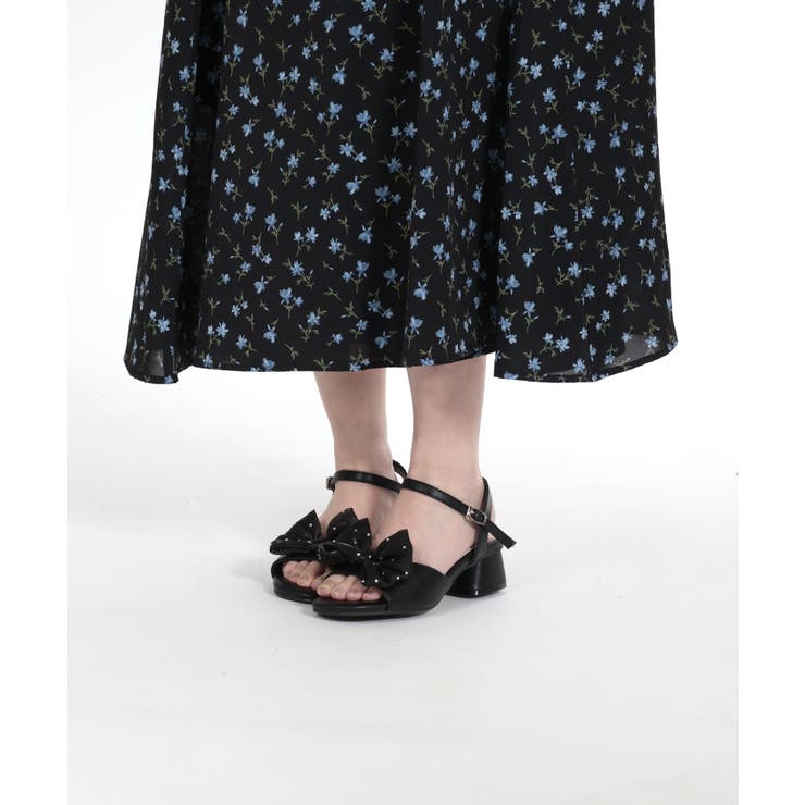 ビジューリボンサンダル[品番：IGAW0004920]｜axes femme