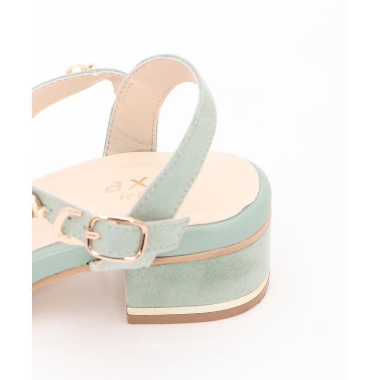axesfemme ビジューストラップサンダル M・新品 axes femme（アクシーズファム）の「ビジューストラップサンダル