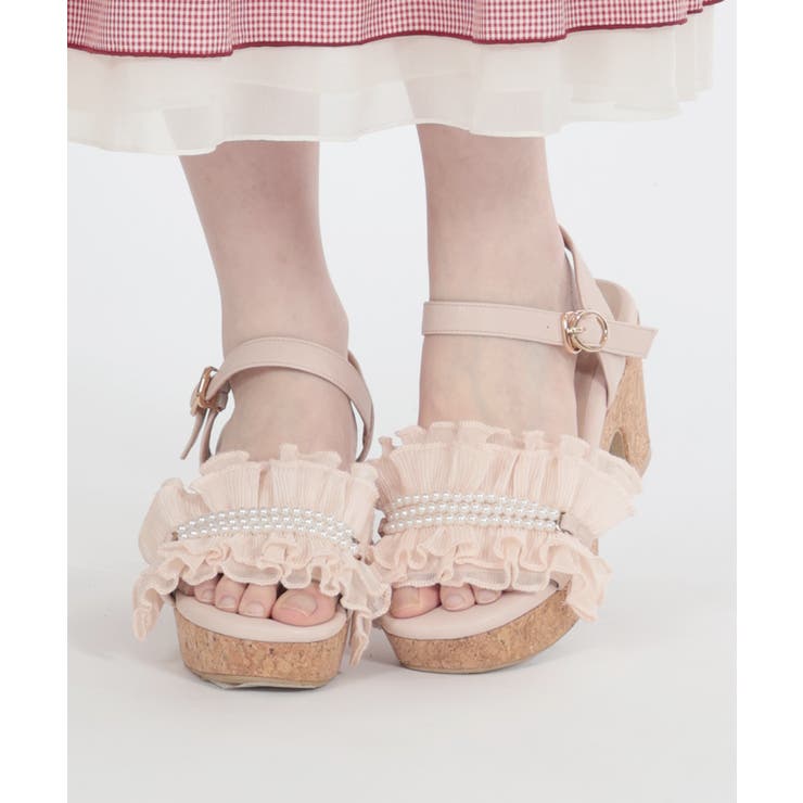 プリーツフリルサンダル | axes femme | 詳細画像27 