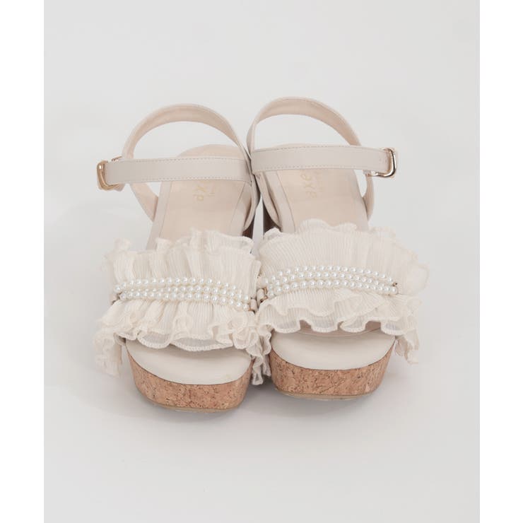 プリーツフリルサンダル | axes femme | 詳細画像9 