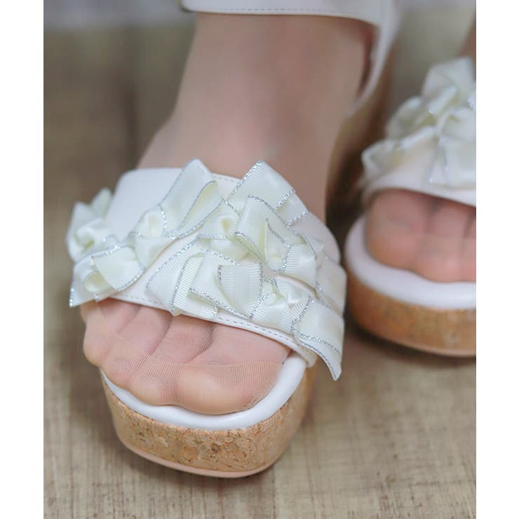 リボン×リボンサンダル | axes femme | 詳細画像2 