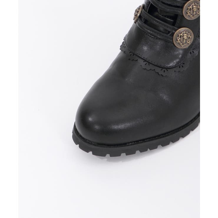 axes femme ナポレオン レースアップブーツ 黒 ブラック 新品 axes femme - axes femme ナポレオンレースアップブーツ 黒 L