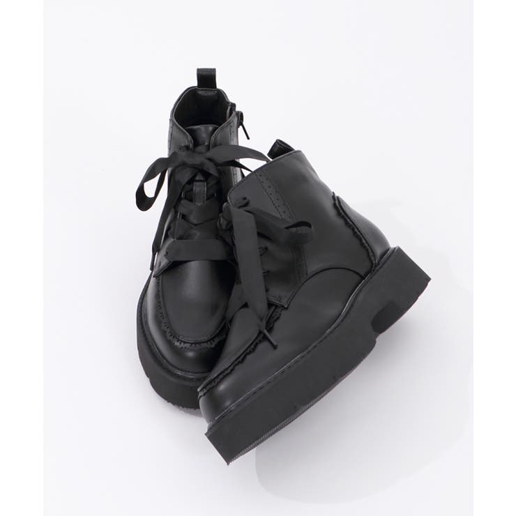 レースアップショートブーツ[品番：IGAW0002270]｜axes femme