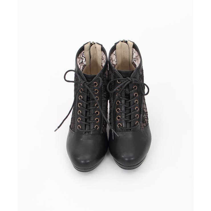 【最新入荷】 チュールレースアップブーツ[品番：IGAW0002997]｜axes femme 小物