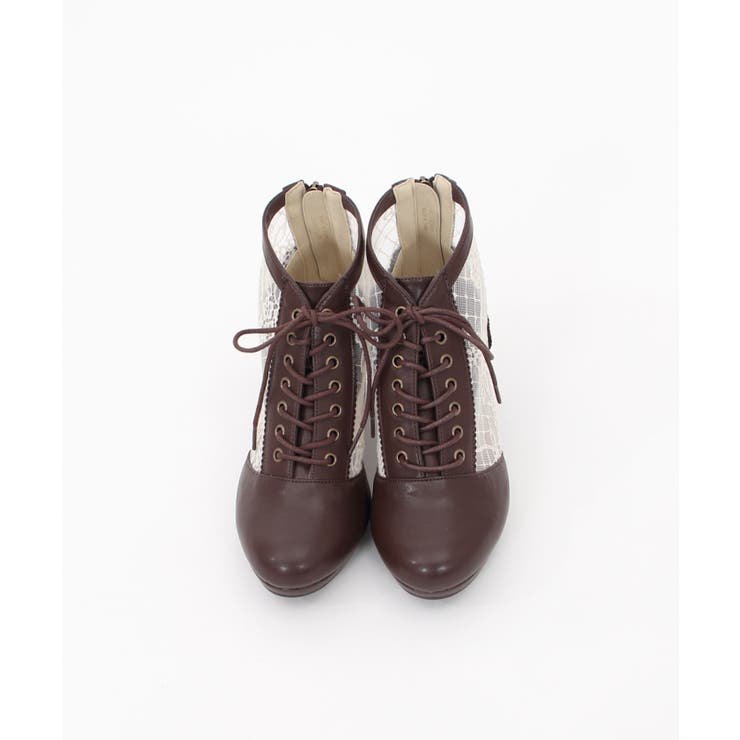 チュールレースアップブーツ[品番：IGAW0002997]｜axes femme