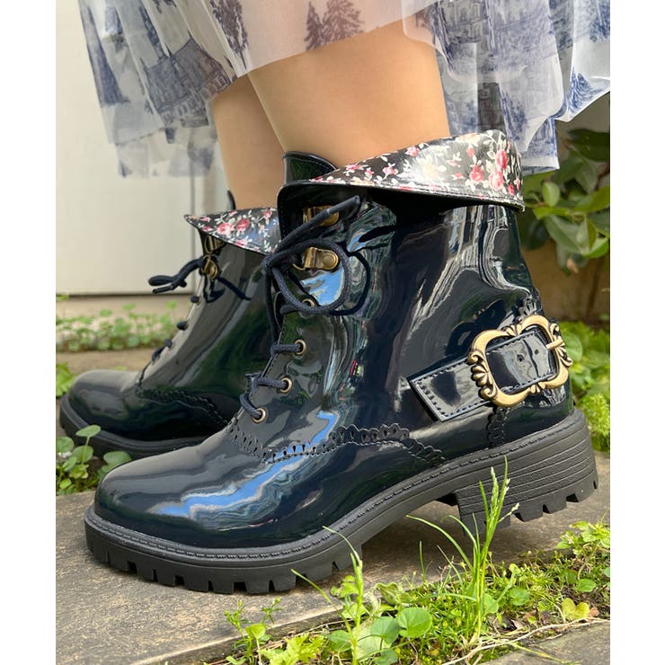 レースアップレインブーツ[品番：IGAW0003690]｜axes femme