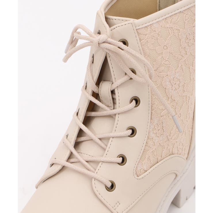 レースアップミドルブーツ[品番：IGAW0004003]｜axes femme