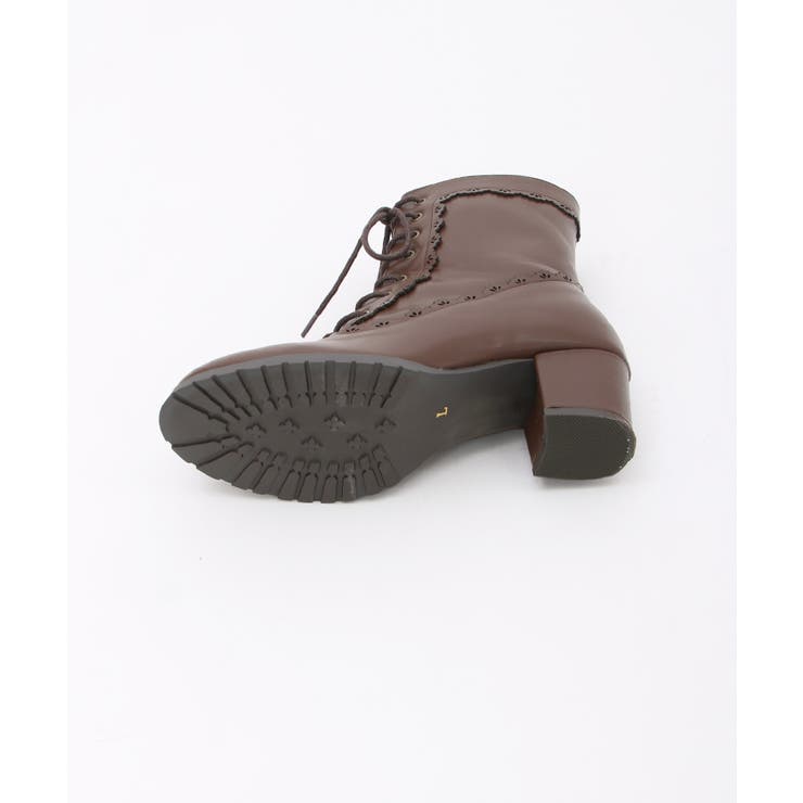 スカラップレースアップブーツ[品番：IGAW0004005]｜axes femme