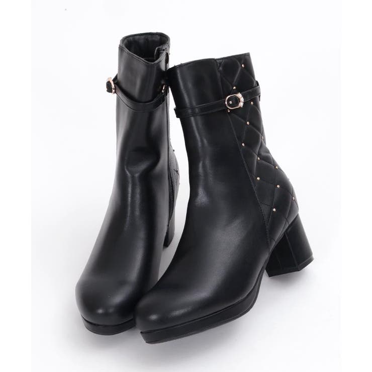 キルティング切替ブーツ[品番：IGAW0005417]｜axes femme（アクシーズ