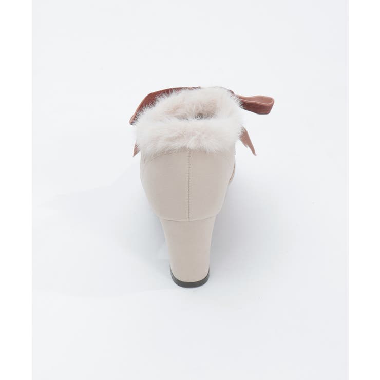 刺繍入り配色ファーブーティー | axes femme | 詳細画像11 