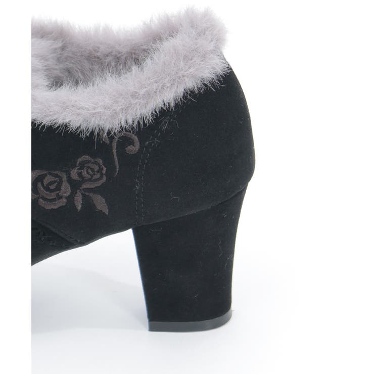 刺繍入り配色ファーブーティー | axes femme | 詳細画像20 