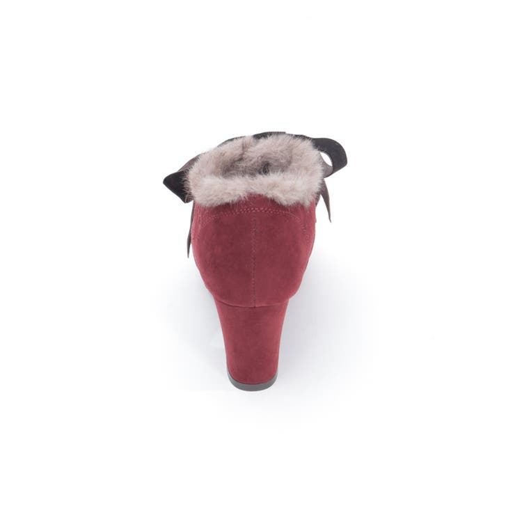 刺繍入り配色ファーブーティー | axes femme | 詳細画像3 