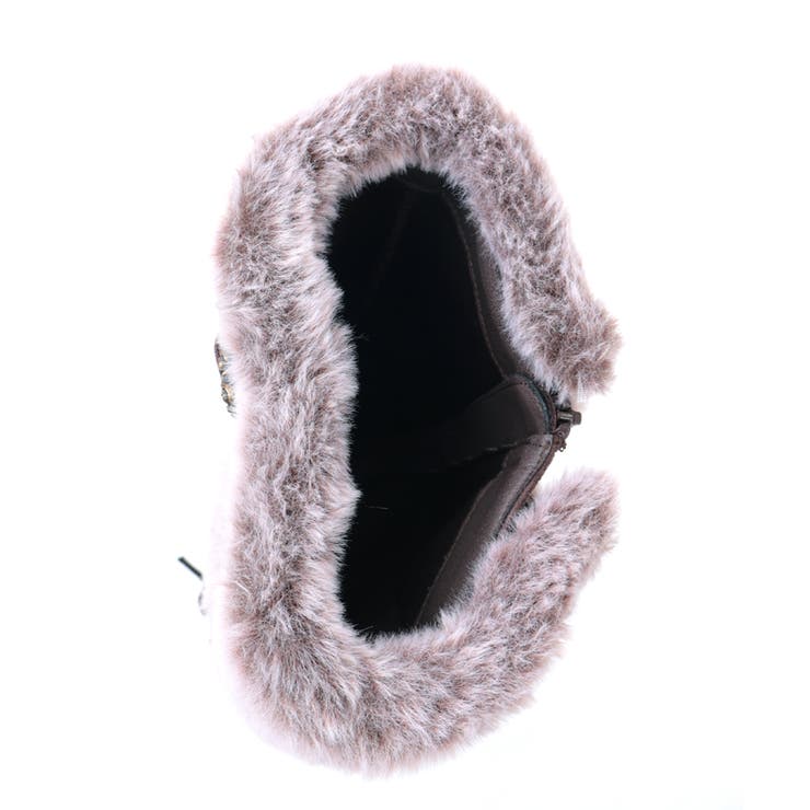 ファー付スエードロングブーツ[品番：IGAW0006911]｜axes femme