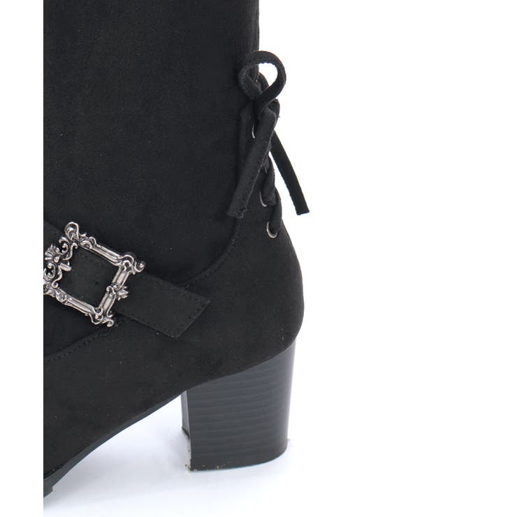 ファー付スエードロングブーツ[品番：IGAW0006911]｜axes femme